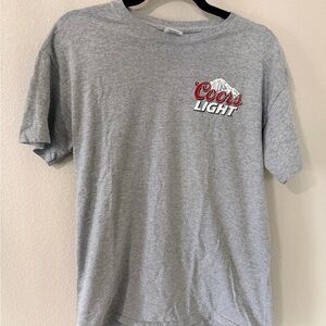 Coors Light Gray Men's Short Sleeve Tee